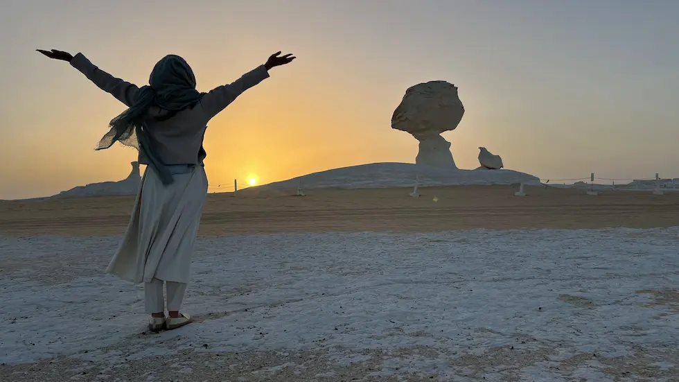 バハレイヤ・オアシスの夕景